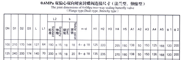 雙偏心雙向硬密封蝶閥4